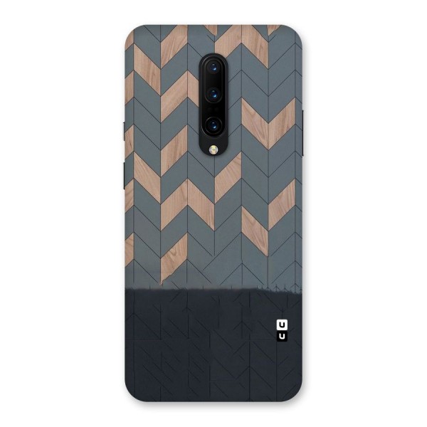 Greyish Wood Design Back Case for OnePlus 7 Pro